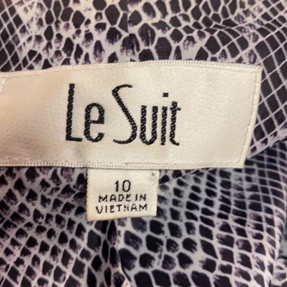 Le Suit Denim Look Blazer Size 10 - Picture 6 of 6